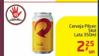 Tenda Atacado Cerveja pilsen skol lata 350ml oferta