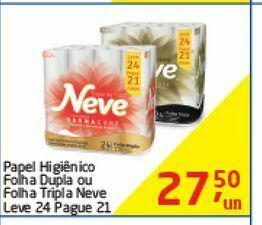 Tenda Atacado Papel higiênico neve oferta