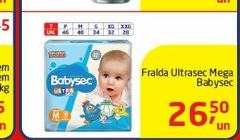 Tenda Atacado Fralda ultrasec mega babysec oferta