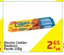 Tenda Atacado Biscoito cookies bauducco pacote 100 g oferta