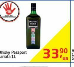 Tenda Atacado Whisky passport garrafa 1 l oferta