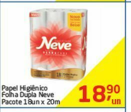 Tenda Atacado Papel higiênico neve oferta
