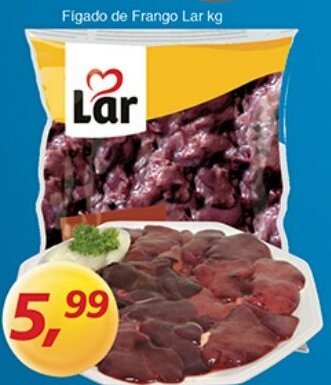 Supermercados Guanabara Figado de Frango Lar 1kg oferta