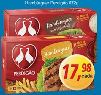 Supermercados Guanabara Hamburguer Perdigao 672g oferta