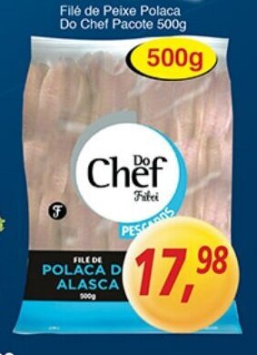 Supermercados Guanabara File de peixe Polaca Do Chef pacote 500g oferta