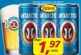 Supermercados Guanabara Cerveja Antarctica Lata 269ml oferta
