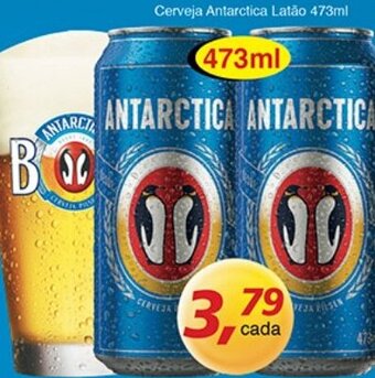 Supermercados Guanabara Cerveja Antarctica Latao 473ml oferta