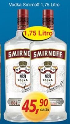Supermercados Guanabara Vodka Smirnoff 1.75L oferta