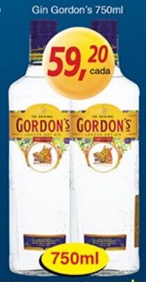 Supermercados Guanabara Gin Gordon's 750ml oferta
