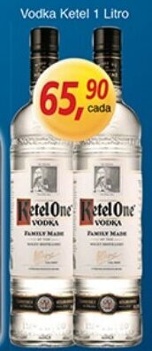 Supermercados Guanabara Vodka Ketel 1L oferta