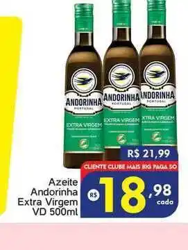 Azeite Andorinha Extra Virgem Vd 500ml