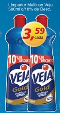 Supermercados Guanabara Limpador Multiuso Veja 500ml c/ 10% de Desc. oferta