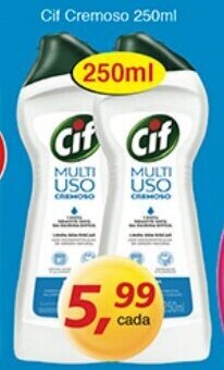 Supermercados Guanabara Cif Cremoso 250ml oferta