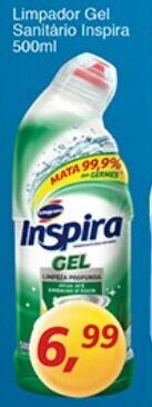 Supermercados Guanabara Limpador Gel Sanitario Inspira 500ml oferta