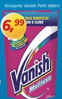 Supermercados Guanabara Alvejante Vanish refil 500ml oferta