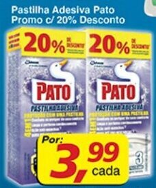 Supermercados Guanabara Pastilha Adesiva Pato Promo c/ 20% desconto oferta