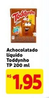 Mercado Extra Achocolatado Liquido Toddynho TP 200ml oferta