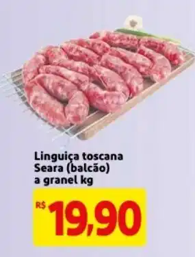 Mercado Extra Linguica toscana (balcao) a granel 1kg oferta