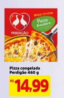 Mercado Extra Pizza congelada Perdigao 460g oferta