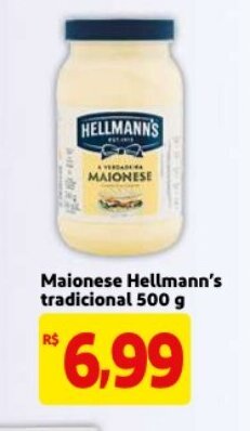 Maionese Hellmann's Trad 500g