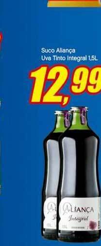 Bramil Supermercados Suco Aliança Uva Tinto Integral 1.5L oferta