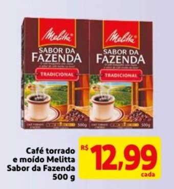 Cafe Torrado e Moida Melitta Sabor da Fazenda 500g