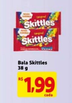 Bala Skittles 38g