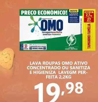 Bramil Supermercados Lava Roupas Omo Ativo Concentrado Ou Sanitiza E Higieniza Lavagem Perfeita oferta