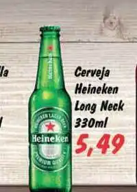 Chama Supermercados Cerveja Heineken Long Neck 330ml oferta