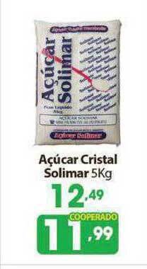 Coocerqui Açúcar Cristal Solimar 5kg oferta