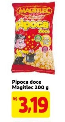 Pipoca doce Magitlec 200g