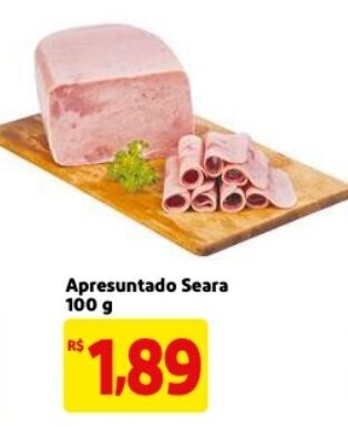 Mercado Extra Apresuntado Seara 100g oferta