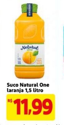 Mercado Extra Suco Natural One Laranja 1.5L oferta