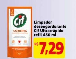 Mercado Extra Limpador desengordurante Cif Ultrarrapido refil 450ml oferta