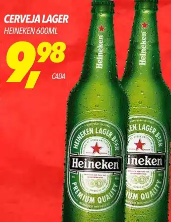 Frangolândia CERVEJA LAGER HEINEKEN 600ML oferta