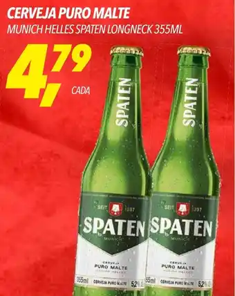 Frangolândia CERVEJA PURO MALTE MUNICH HELLES SPATEN LONGNECK 355ML oferta