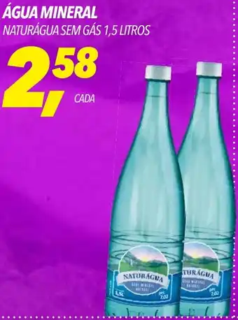 Frangolândia ÁGUA MINERAL NATURÁGUA SEM GÁS 1,5 LITROS oferta