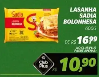 Spasso Sabores LASANHA SADIA BOLONHESA 600g oferta