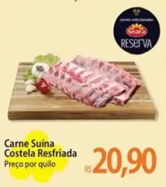 Atacadão Carne Suína Costela Resfriada Preço por quilo oferta