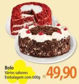 Atacadão Bolo Vários sabores Embalagem com 600g oferta