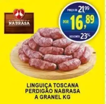 Linguica Toscana Perdigao Nabrasa a granel 1kg