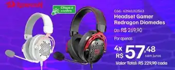 Headset Gamer Redragon Diomedes
