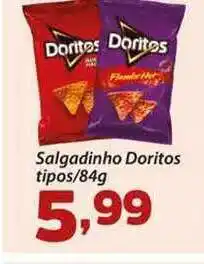 Confiança Supermercados Salgadinho Doritos 84g oferta