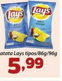 Confiança Supermercados Batata Lays 86g 96g oferta