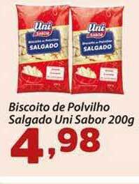 Biscoito De Polvilho Salgado Uni Sabor 200g