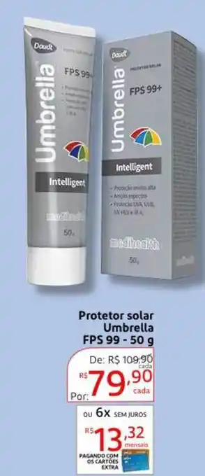 Drogaria Extra Protetor Solar Umbrella Fps 99 50g oferta