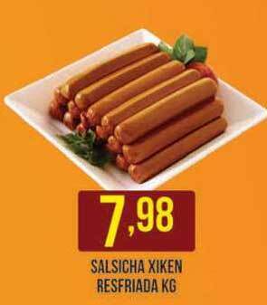Casagrande Supermercados Salsicha Xiken Resfriada 1kg oferta