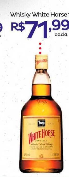 Super Lagoa Whisky White Horse 1L oferta