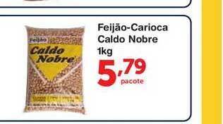 Roldão Feijão Carioca Caldo Nobre 1kg oferta