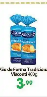 Coocerqui Pão De Forma Tradicional Visconti 400g oferta